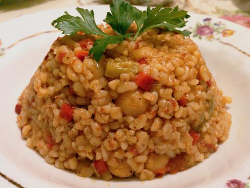 Sebzeli Bulgur Pilavı