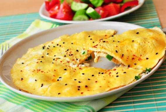 Beyaz Peynirli Omlet