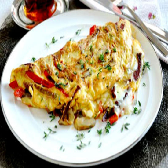 Sebzeli Omlet